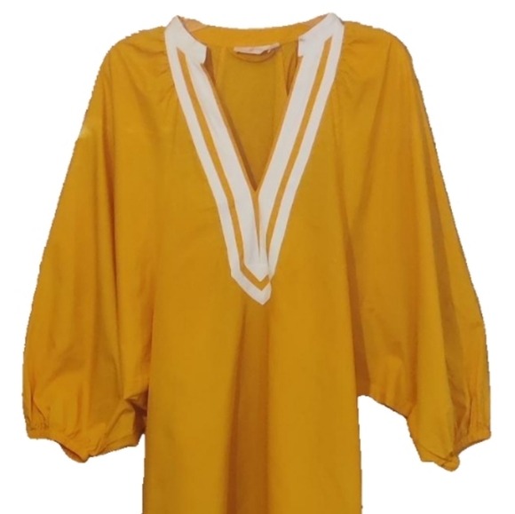 Tory Burch V-Neck Midi Length Dress Size Medium - Picture 3 of 8